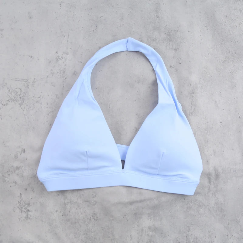 Neck Hanging Yoga Sports Bra Women Breathable Running Fitness Cycling Bra