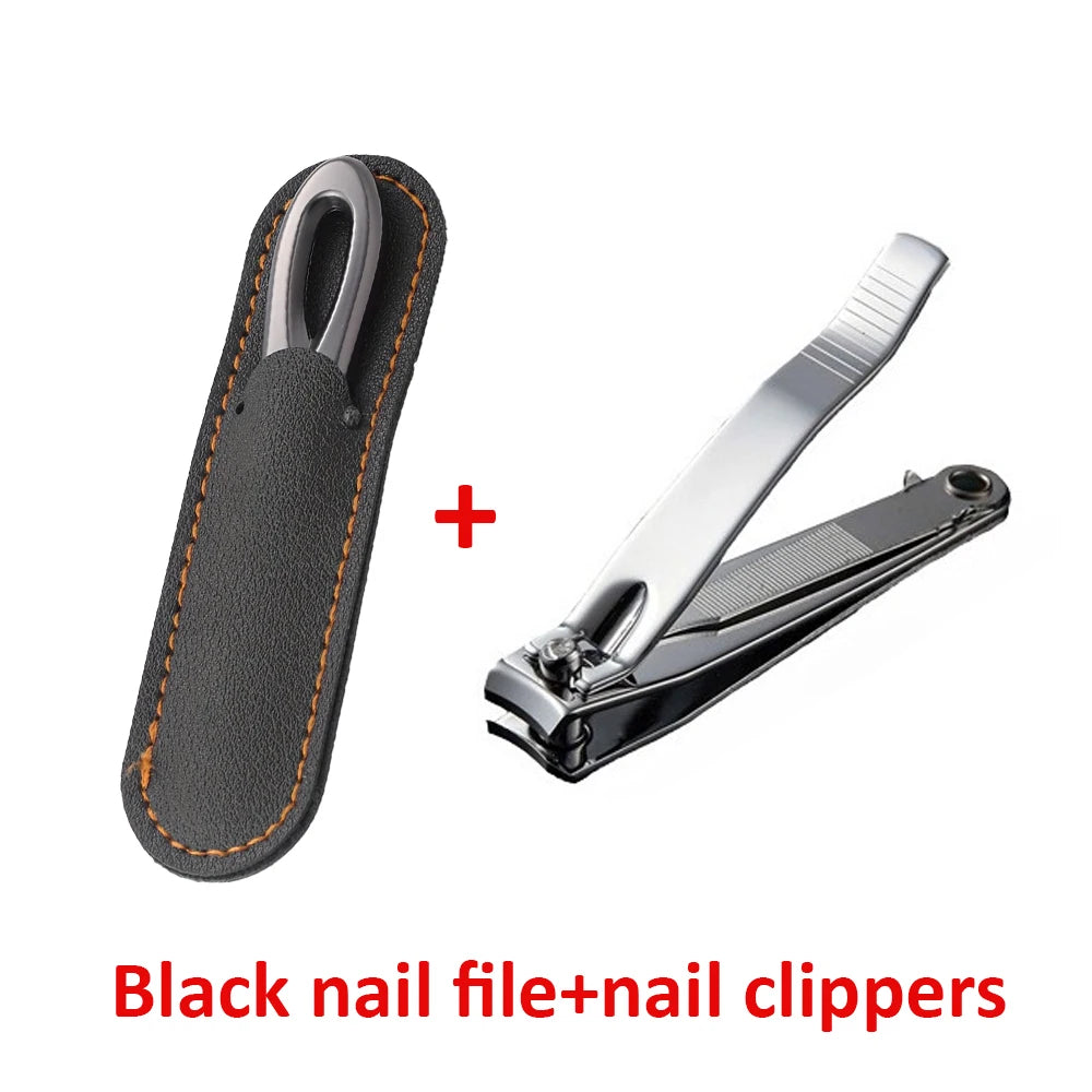Stainless Steel Diamond Nail File Durable for Finger Toe Thick Nails