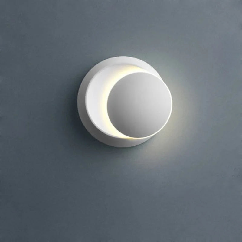 LED Wall Lamp 5W Rotatable 350 Degree Modern Wall Light for Living Room Bedroom