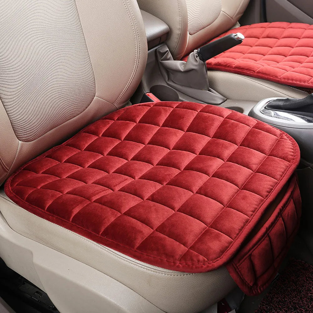 Winter Car Seat Cover Cushion Anti Slip Warm Breathable Front Seat Protector