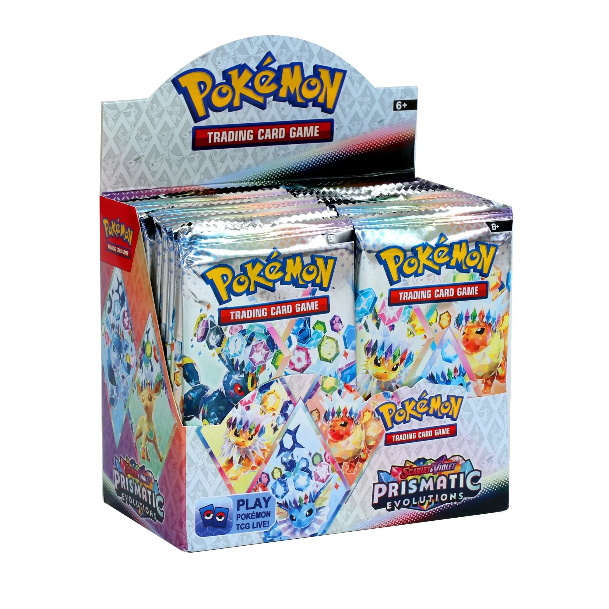 360PCS Pokémon Scarlet Violet Prismatic Evolutions Booster Card Box