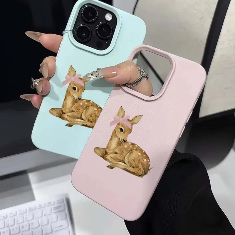 Lichee Pattern Retro Shockproof iPhone Case