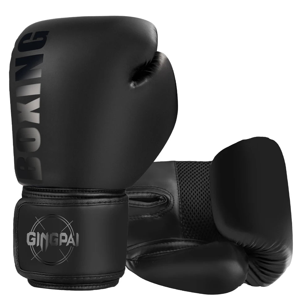 Boxing Gloves 6–12oz MMA Muay Thai Training Gloves Men Women Professional Fight Sandbag Gloves