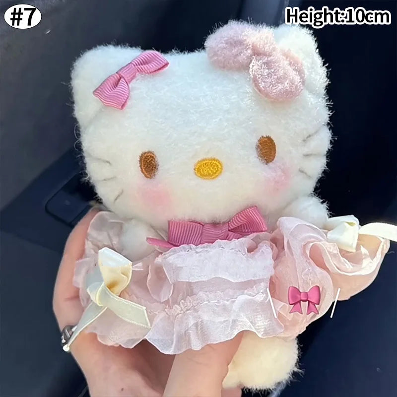 Cute Cat Plush Keychain Bag Charm for Girls