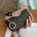 Women Mini Leather Wallet Coin Card Holder Small Storage Bag