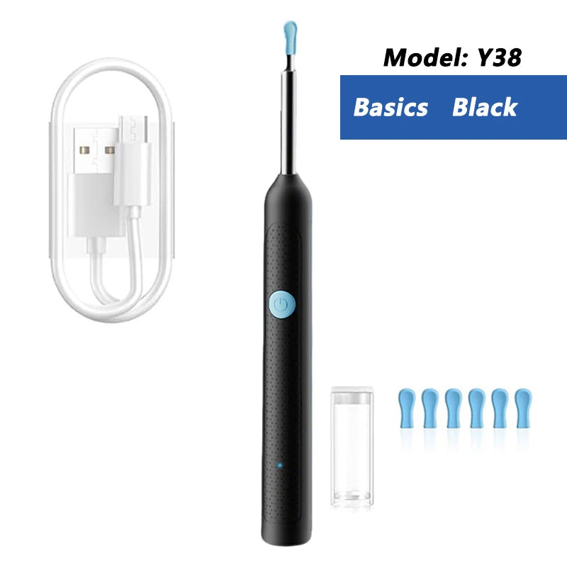Ear Wax Removal Tool with Camera – HD Visual Ear Cleaner Endoscope for Safe Ear Cleaning