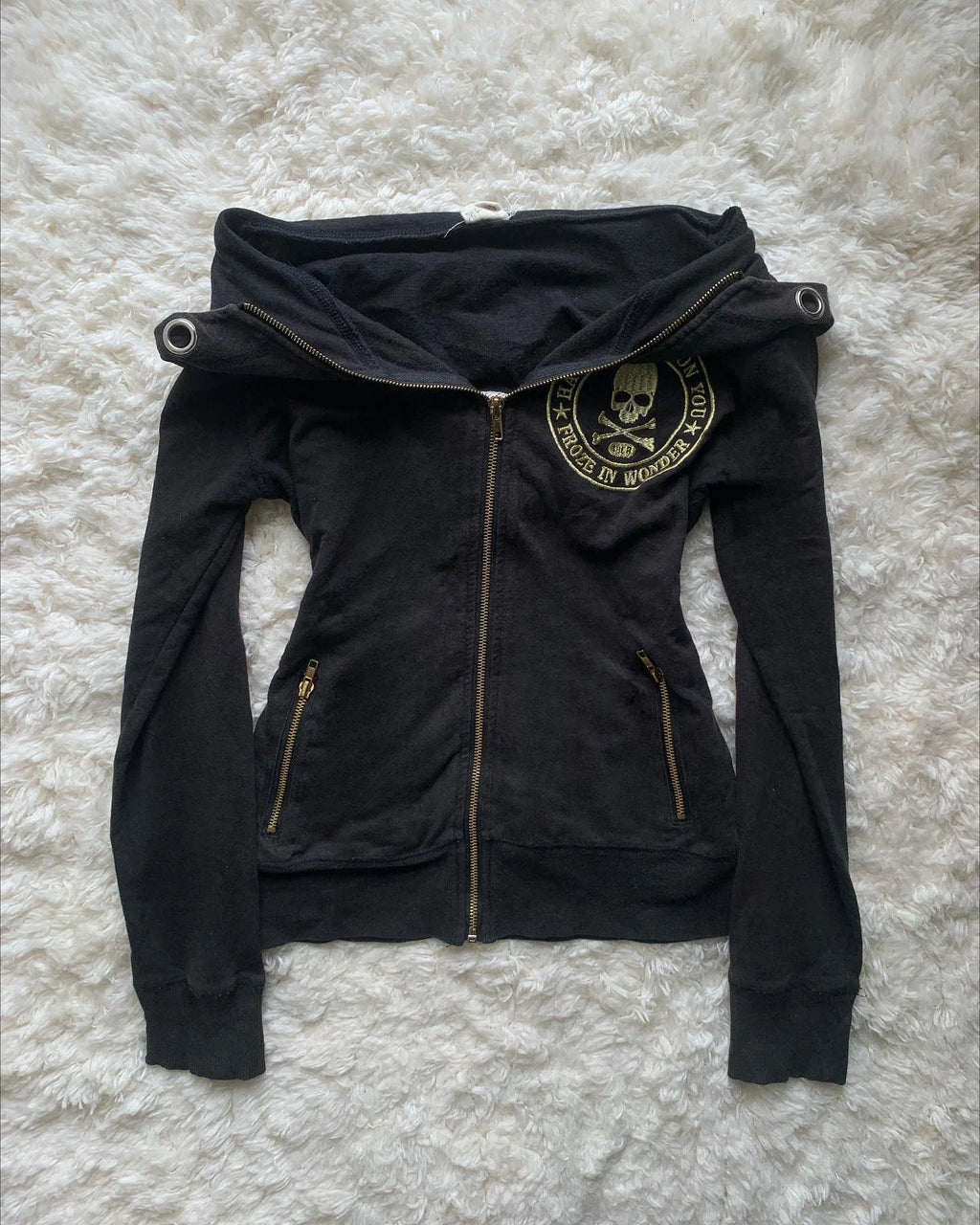 Women Y2K Army Green Denim Jacket Slim Fit Zipper Stand Collar Short Coat