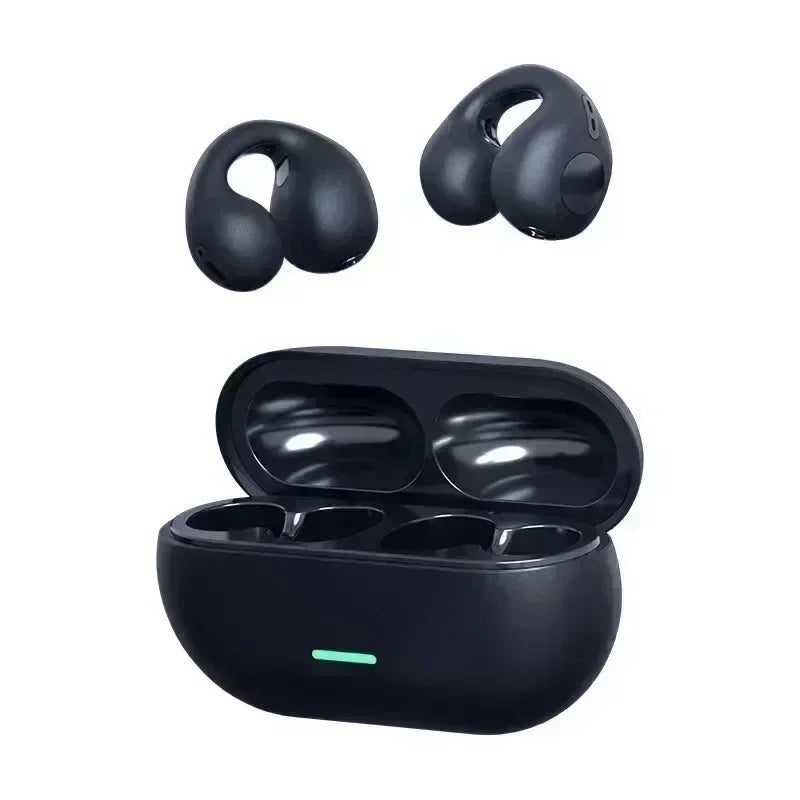 T75 Bluetooth 5.3 Bone Conduction Earbuds Wireless Sports Gaming Headset