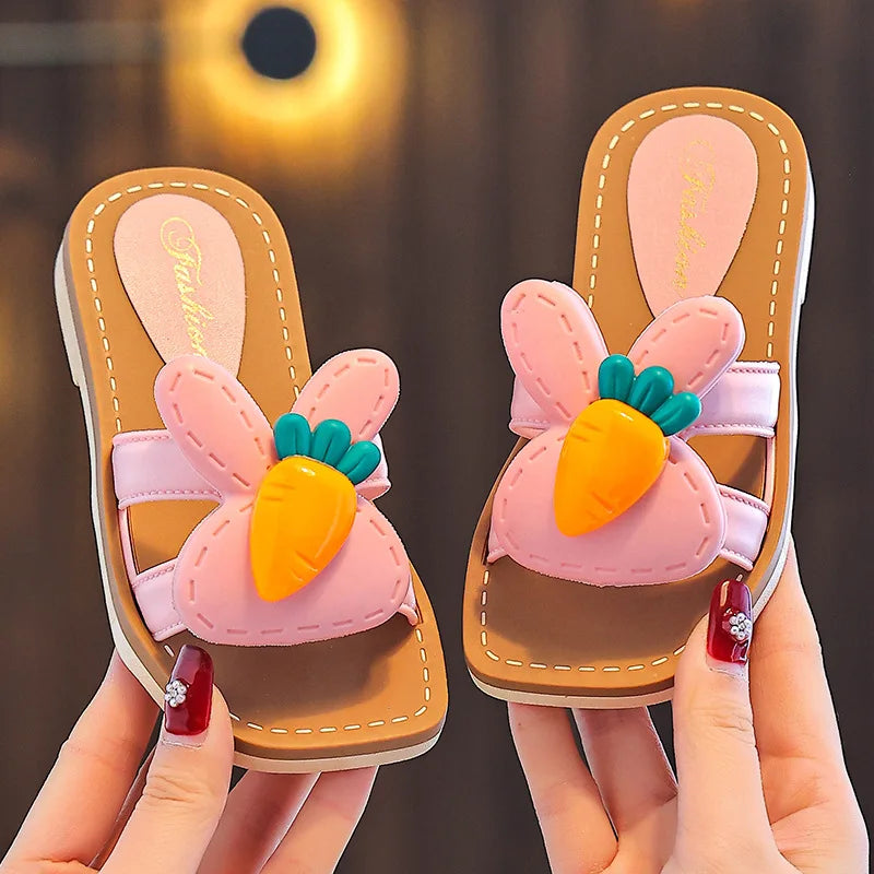 Kids Cartoon Summer Slippers Non Slip Beach Shoes