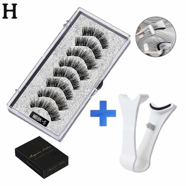 Magnetic Lashes – No Glue Easy Apply Eyelashes Kit