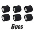 Self Adhesive Sports Bandage Black Elastic Gauze Tape Finger Wrist Support Wrap