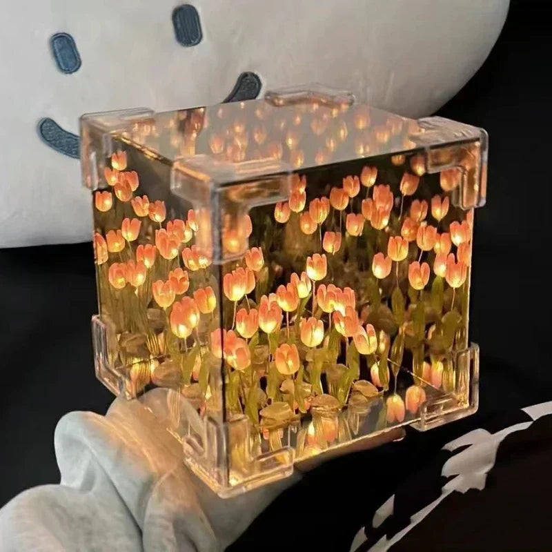 DIY Tulip Flower Night Light Kit for Girlfriend Gift