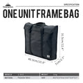 Campingmoon Folding Grill Storage Bag Portable BBQ Carry Bag Outdoor Picnic Camping Tote Bag