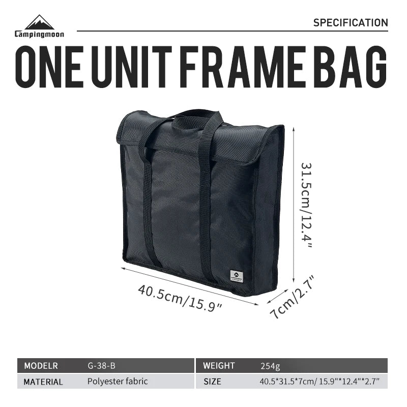 Campingmoon Folding Grill Storage Bag Portable BBQ Carry Bag Outdoor Picnic Camping Tote Bag