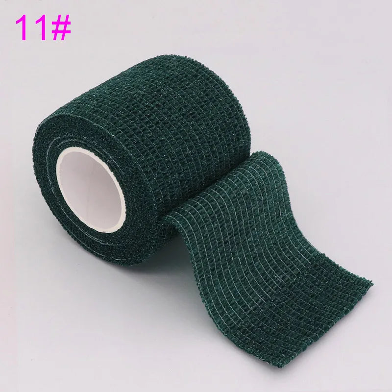 Self Adhesive Elastic Sports Wrap Tape Colorful 4.8m Knee Finger Ankle Support Bandage
