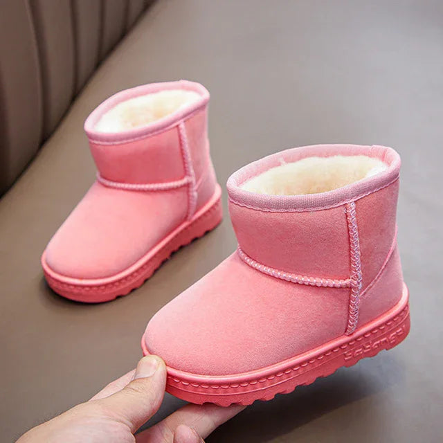 Kids Winter Snow Boots Warm Anti Slip Shoes for Boys Girls