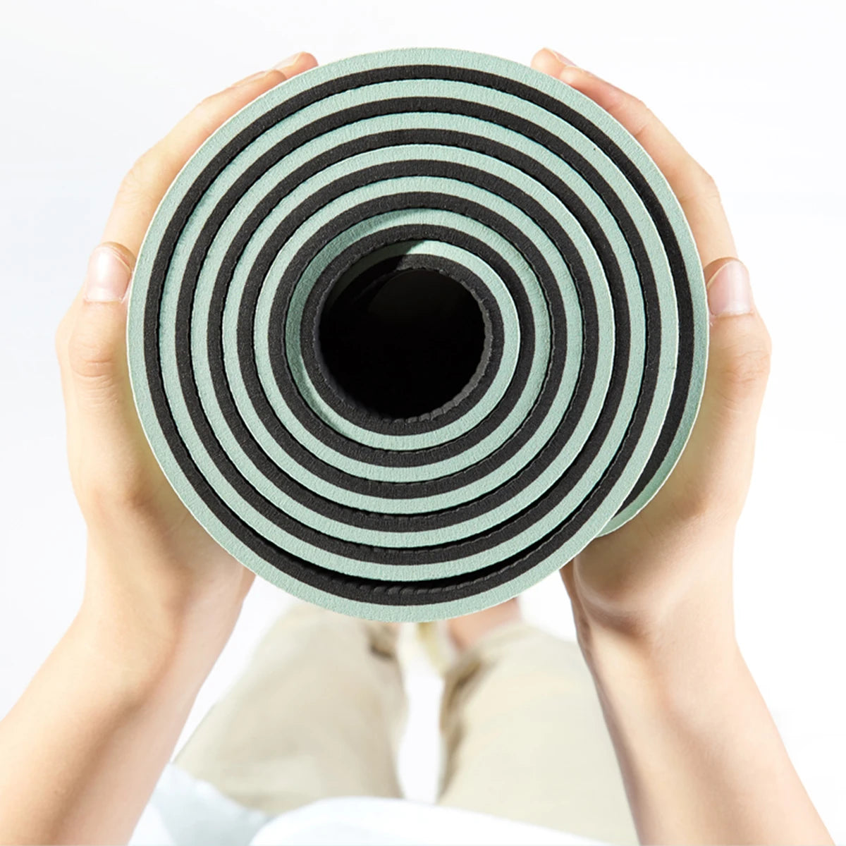Eco Friendly Anti Slip Yoga Mat Pilates Fitness Exercise Mat