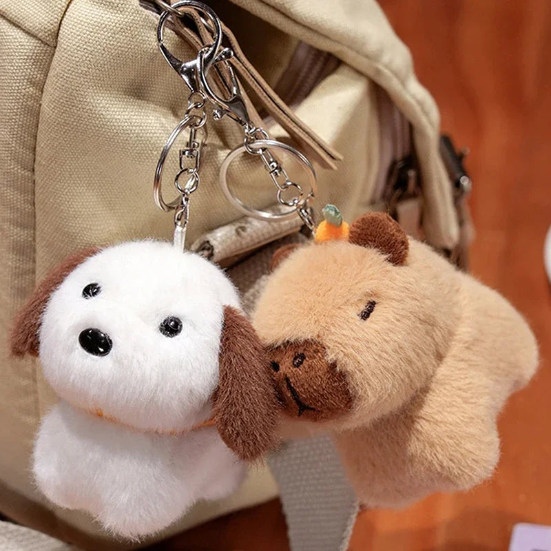 Capybara Plush Keychain Kawaii Plush Pendant Bag Charm Gift