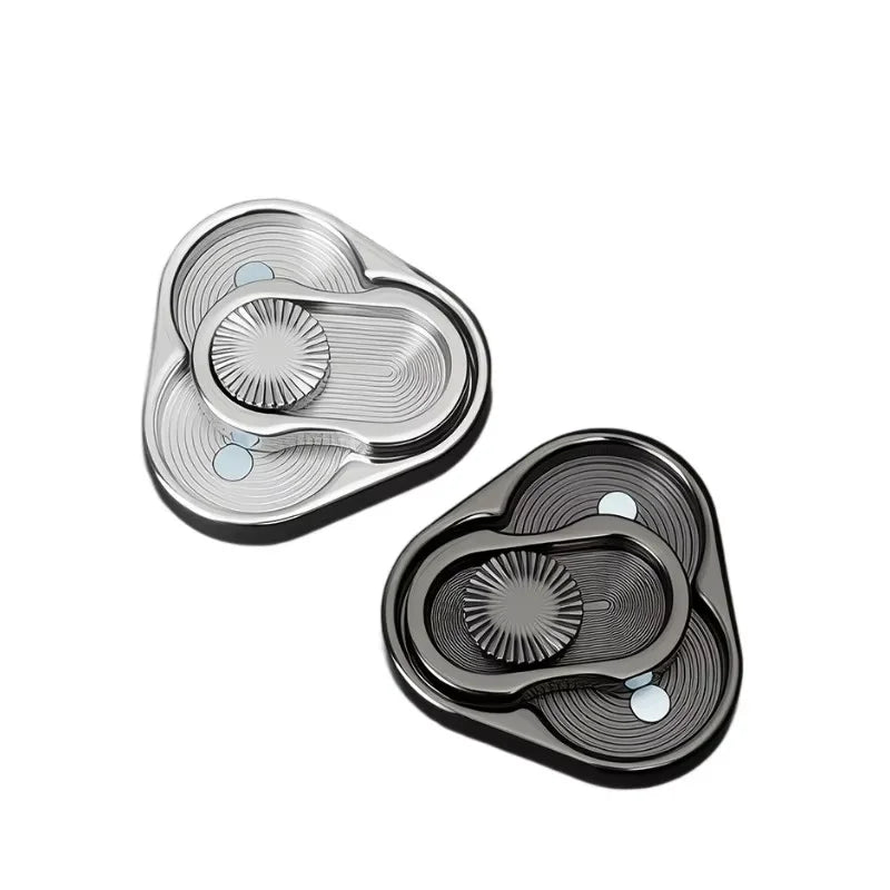 Triangle Spinner Flip Coin EDC Fidget Toy Stress Relief Hand Spinner