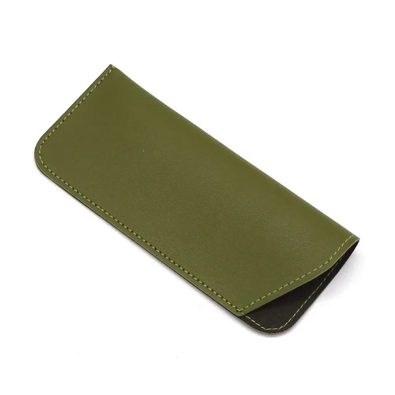 Leather Glasses Pouch Protective Eyewear Case