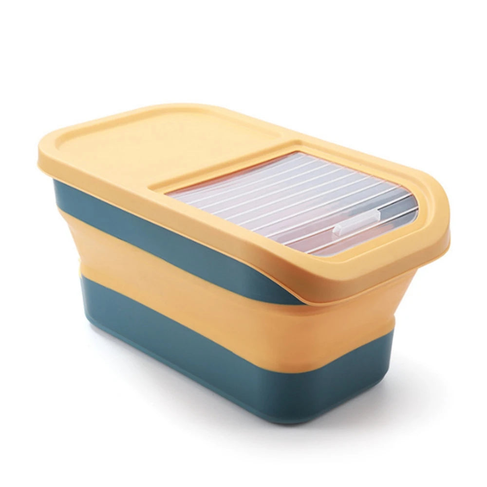 Pet Food Storage Container Airtight Collapsible Dog Cat Food Box 13/33LB