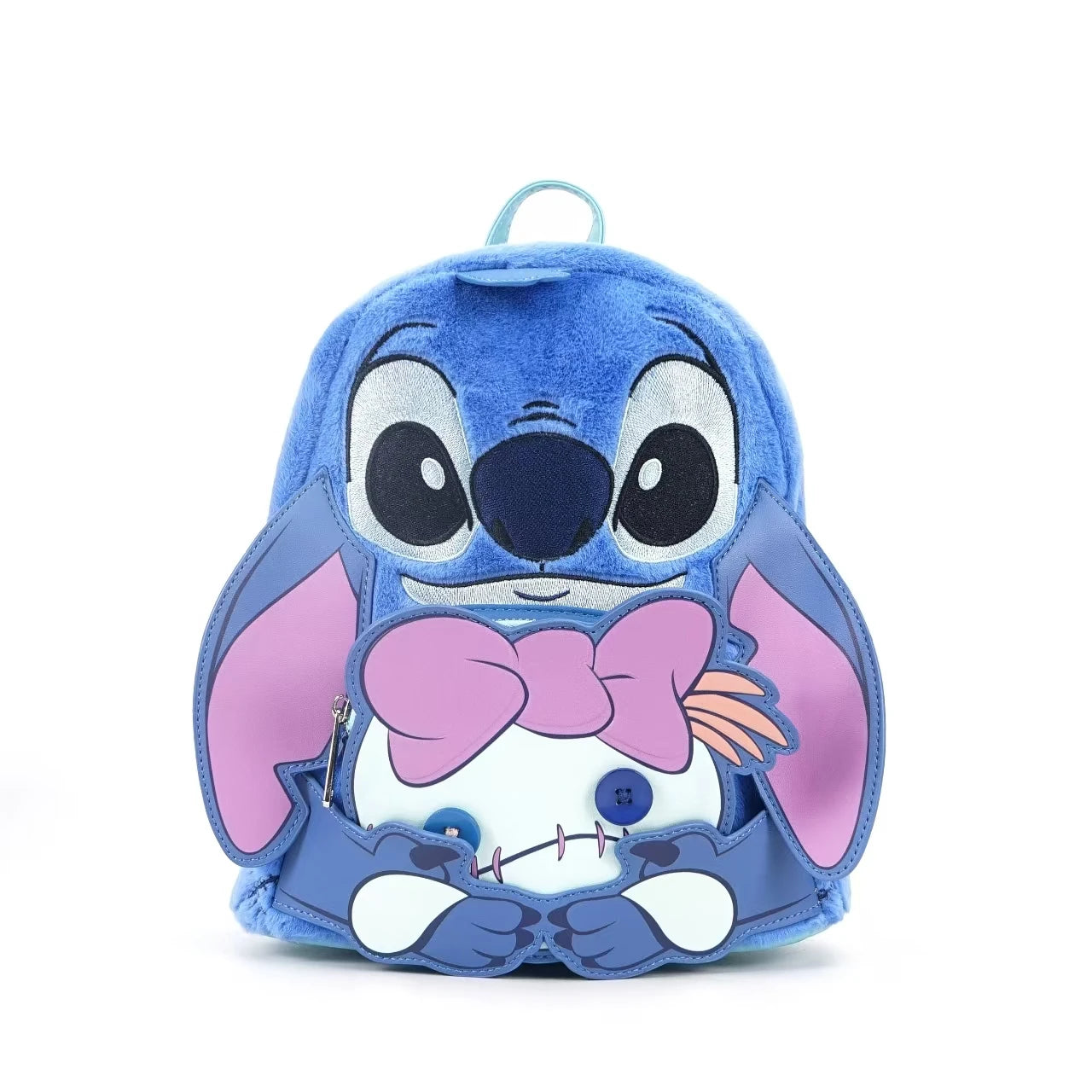 Disney Inside Out Sadness Cartoon Mini PU Leather Backpack Cute Girl Storage Bag