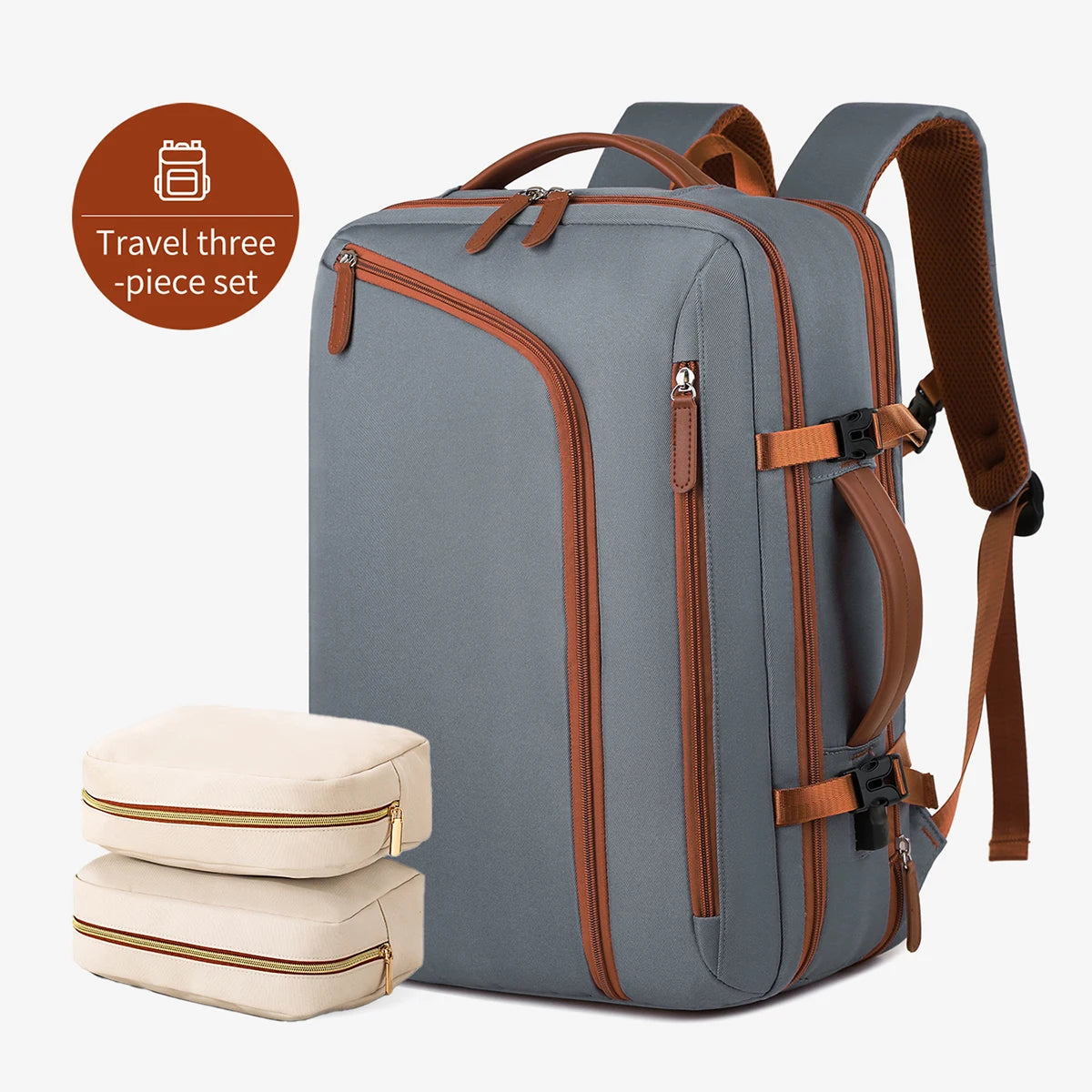 Unisex Laptop Backpack Large Capacity Travel School Bag Business Outdoor Bag