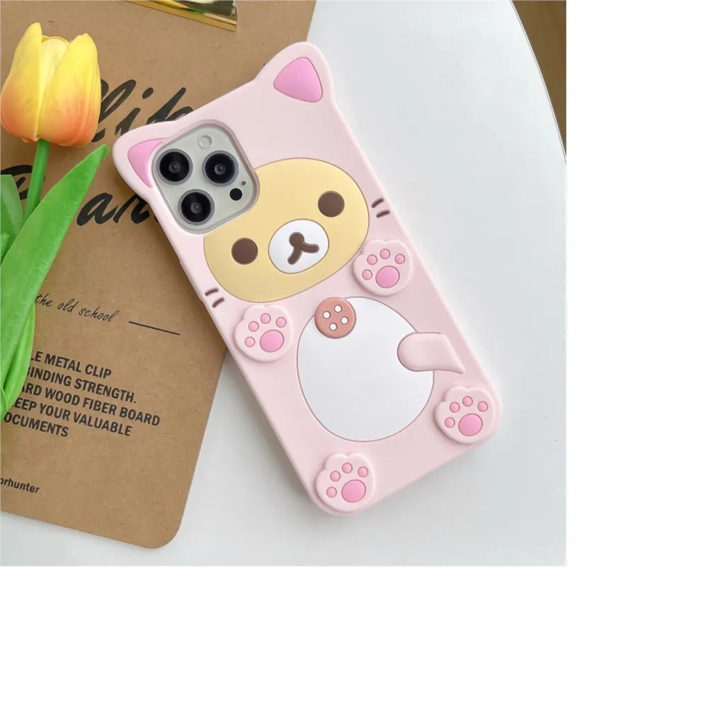 Cute Rilakkuma Bear iPhone Case