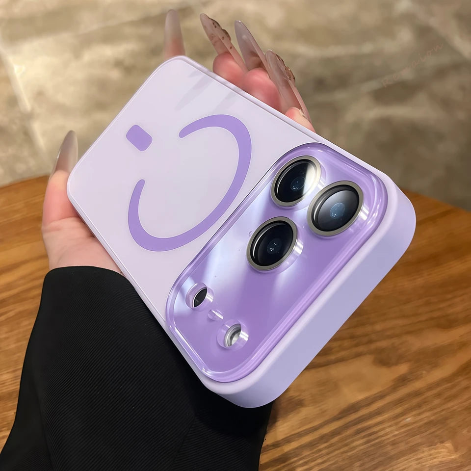 Magnetic MagSafe Big Window Charging iPhone Case