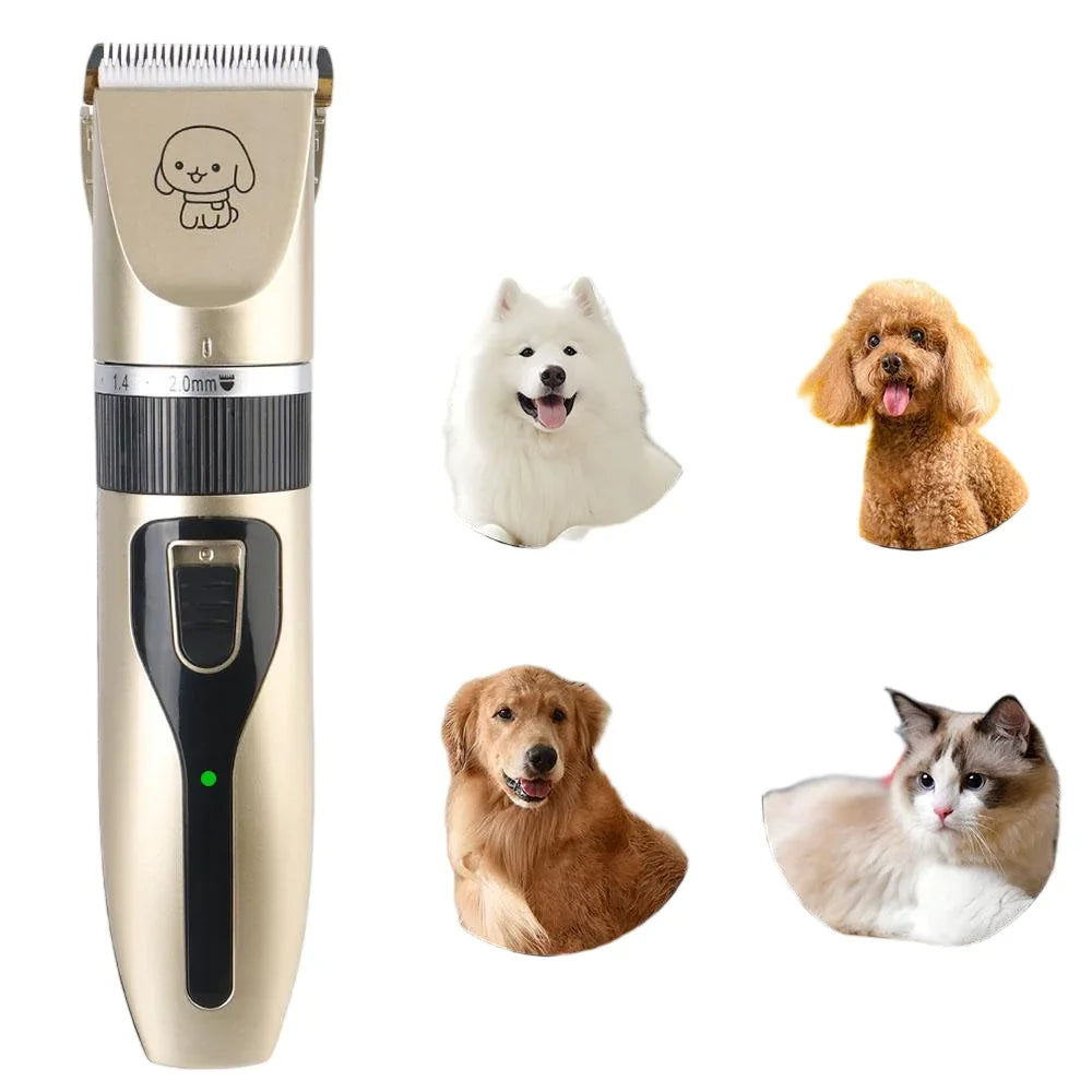 Dog & Cat Grooming Clipper – Electric Pet Hair Trimmer with Adjustable Length