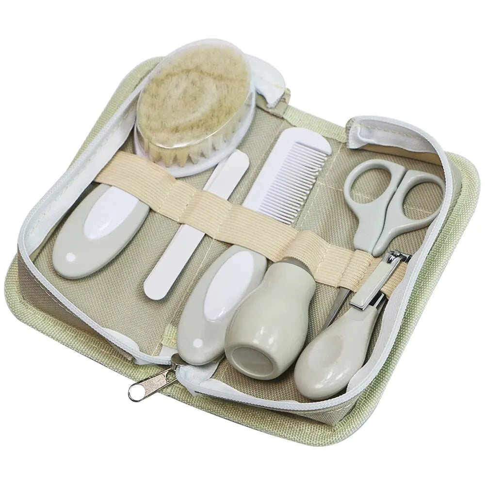 Baby Care Kit with Nasal Aspirator Nail Clippers Comb Brush