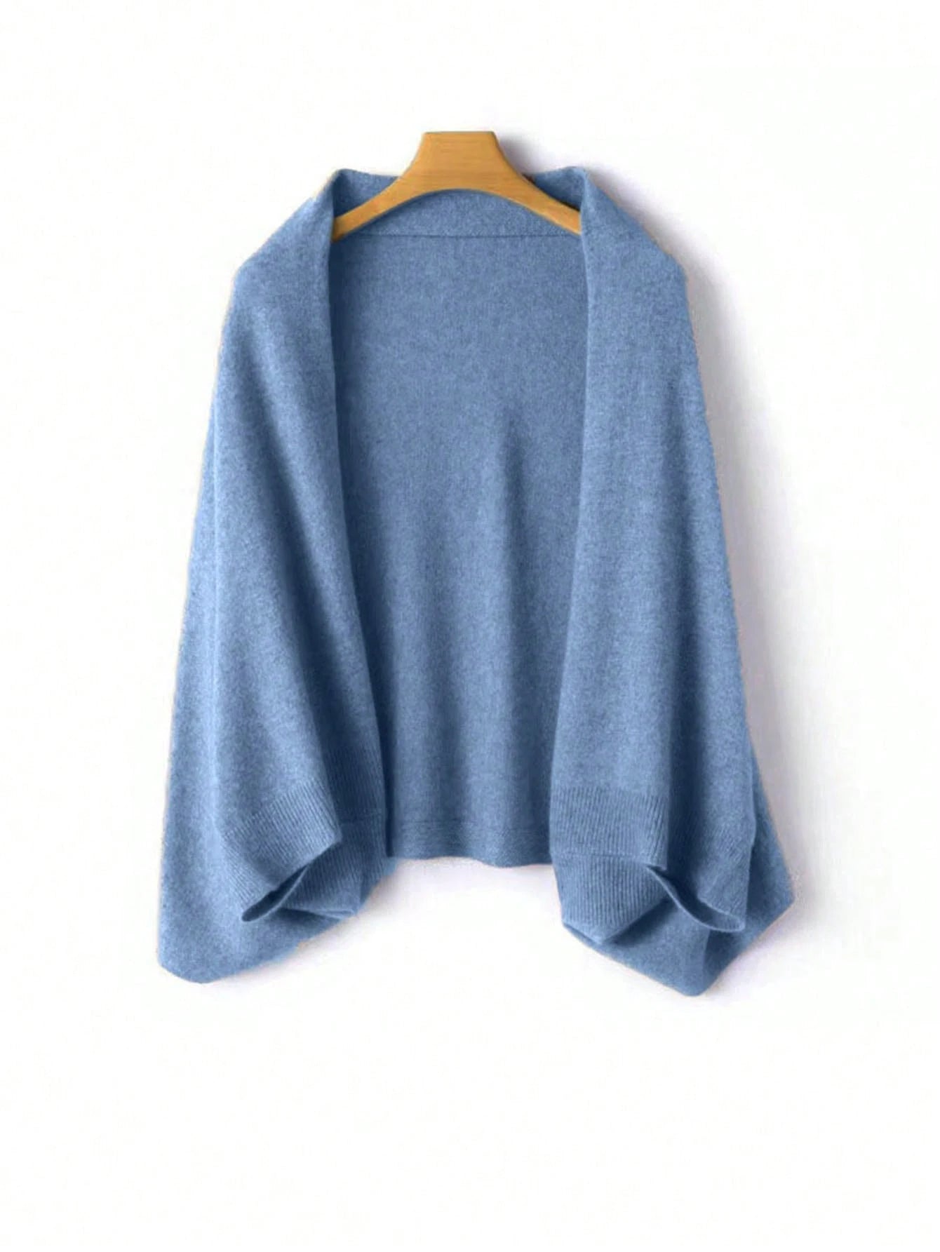 Wool Knitted Shawl Scarf for Women Soft Warm Wrap Cardigan