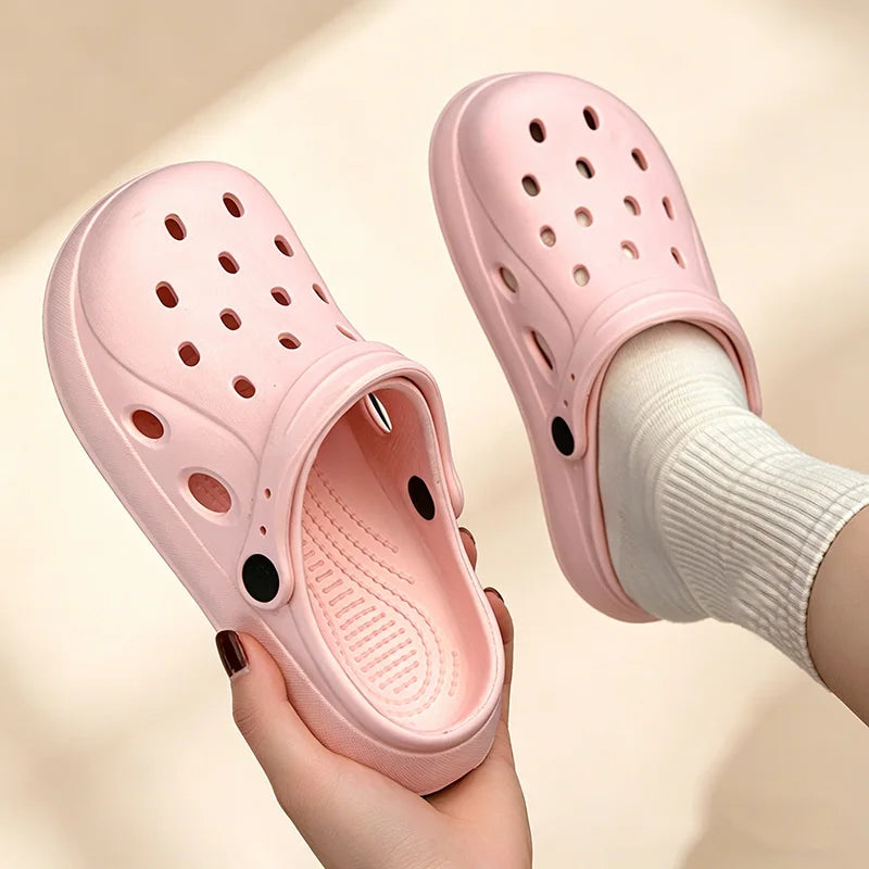 Women EVA Platform Clogs Thick Sole Garden Beach Slippers