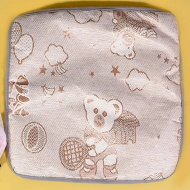Floral Cat Tent Bed Semi Enclosed Pet Nest