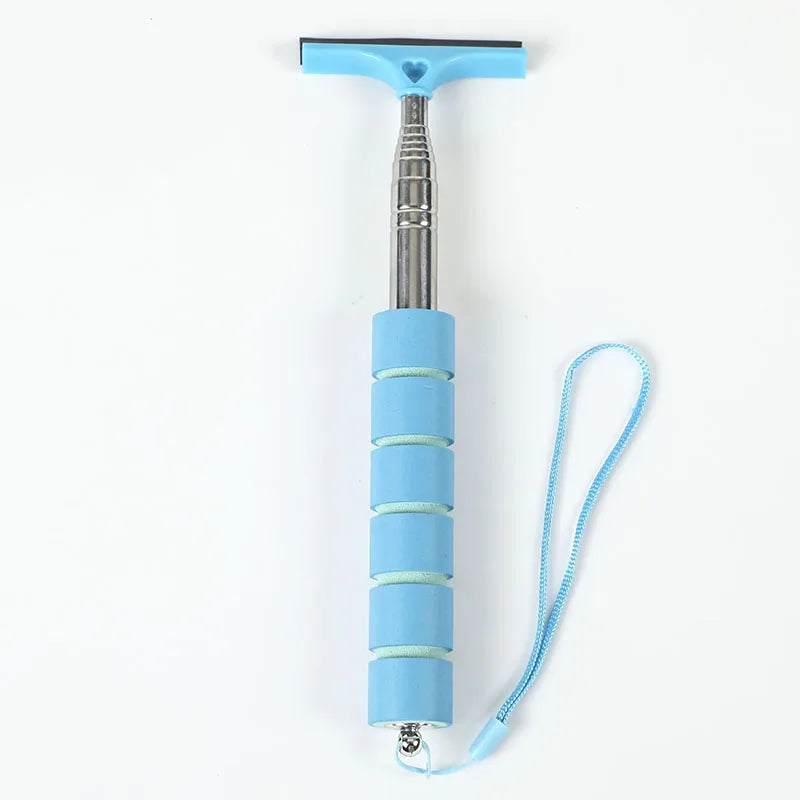 Car Rearview Mirror Cleaning Tool Telescopic Glass Wiper and Window Cleaner