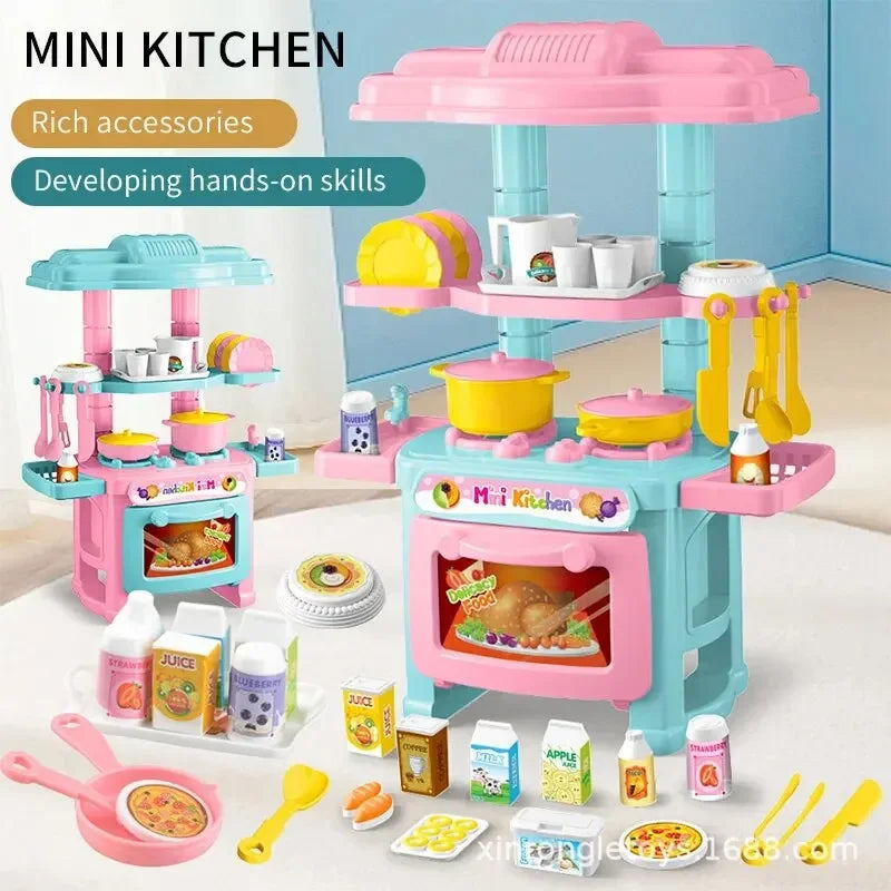 Mini Kitchen Pretend Play Set for Kids