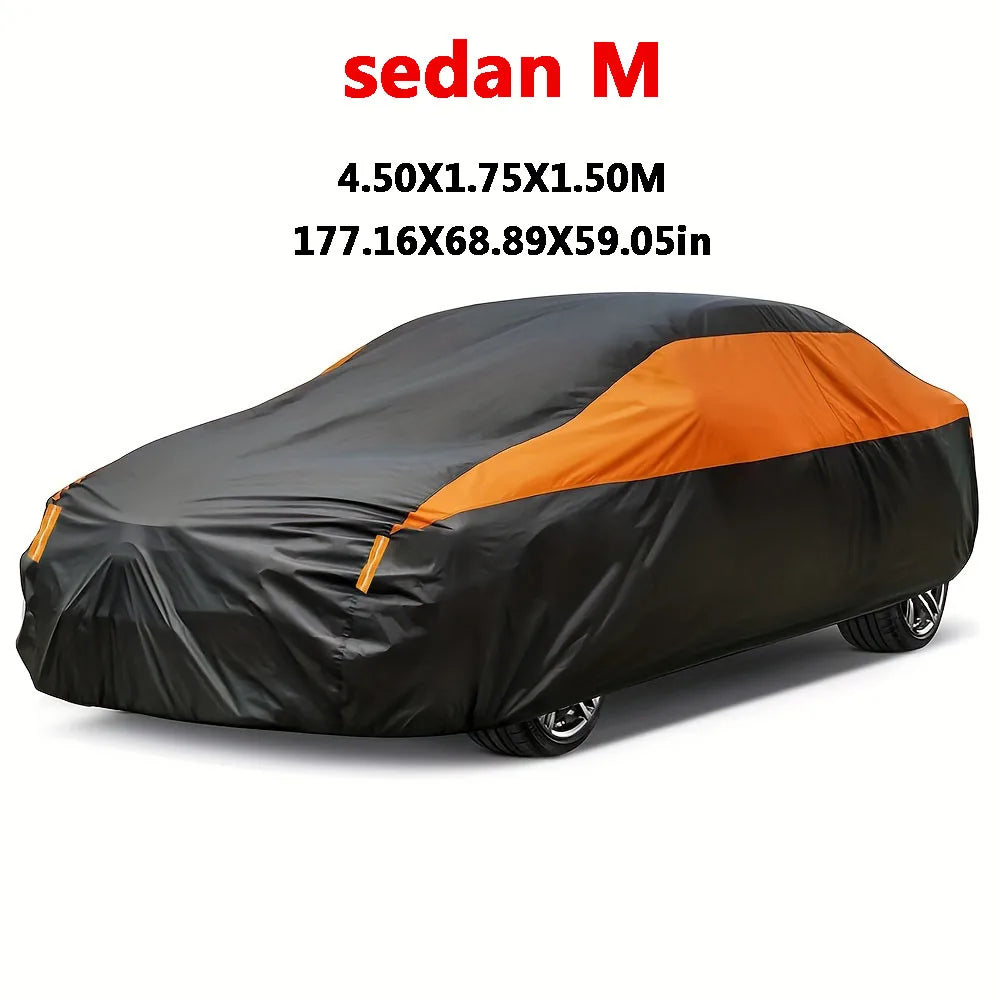 Car Cover Waterproof Outdoor – Full Protection UV Rain Snow Dust Cover for Sedan SUV