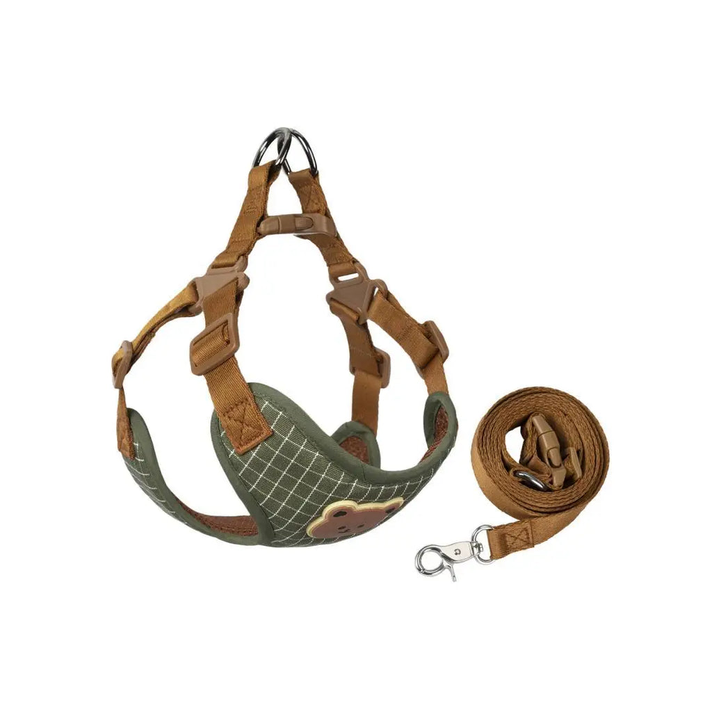 Breathable Dog Harness Leash Set for Small Medium Dogs and Cats