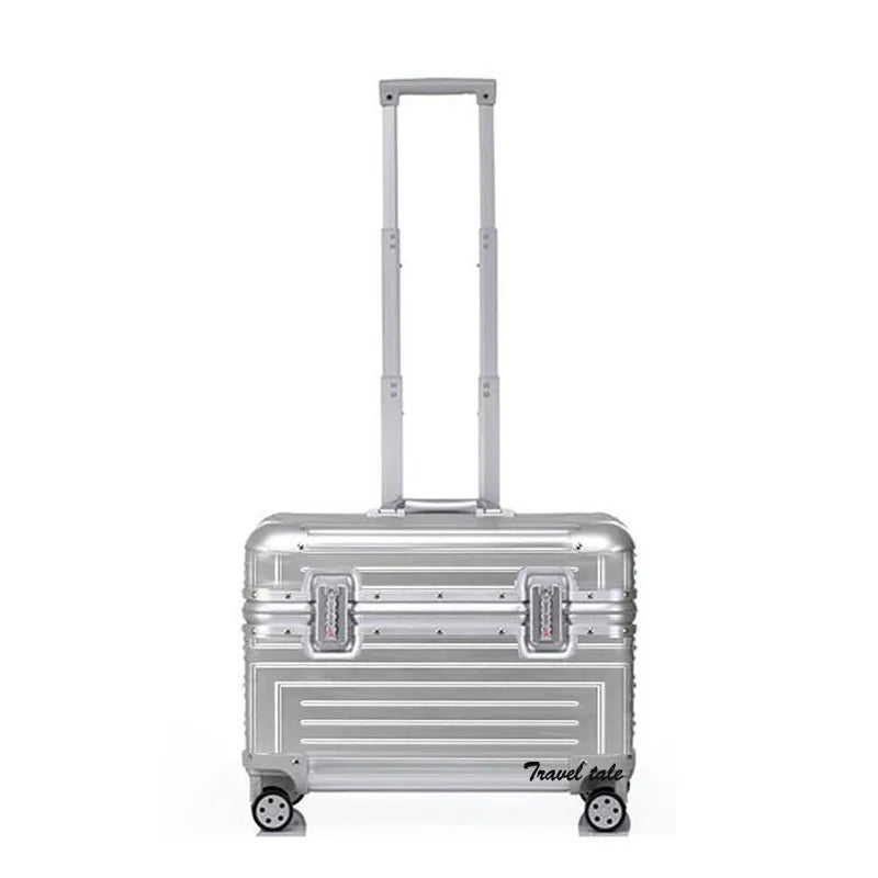 Aluminum Camera Trolley Suitcase Spinner Carry On Photography Luggage