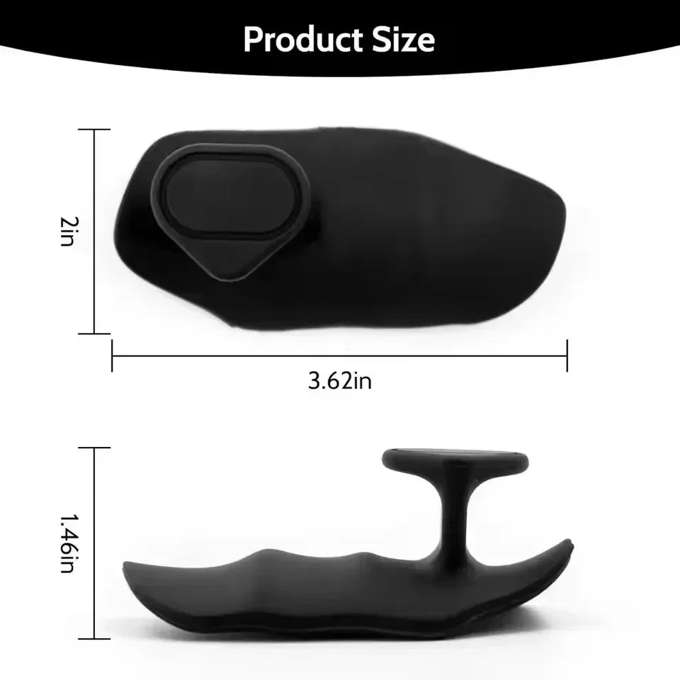 Silicone Gym Gloves Grip Strength Hand Protection Weightlifting Cross Training Palm Grips