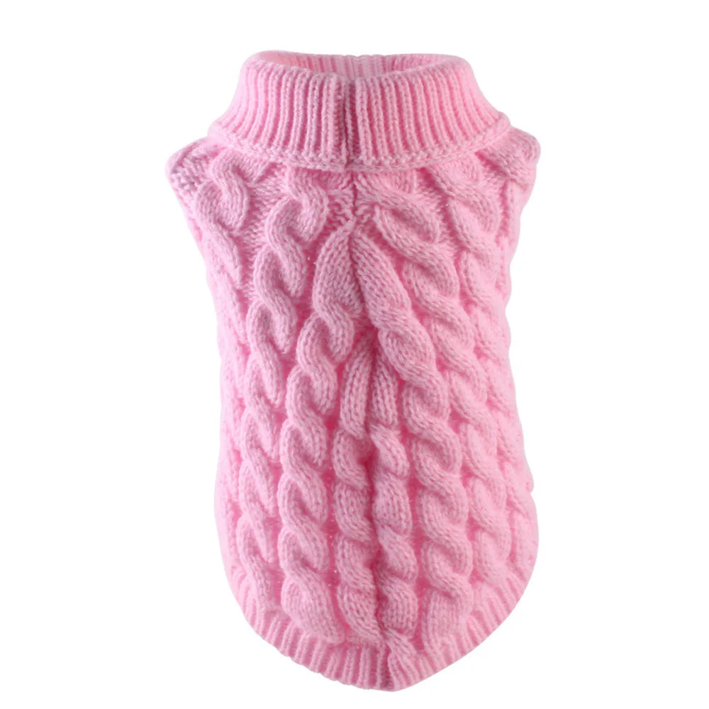 Small Dog Winter Sweater Warm Puppy Pullover for Chihuahua Yorkie