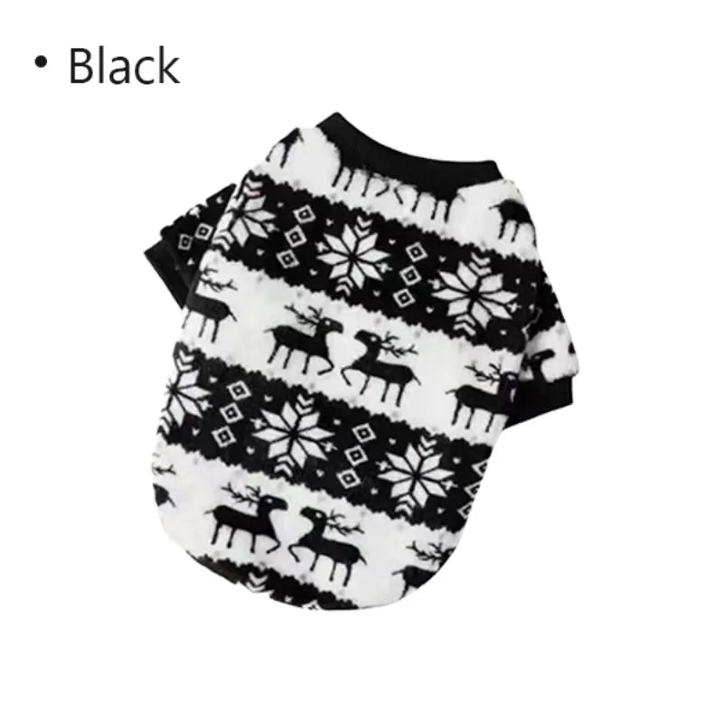 Heart Print Dog Vest Soft Flannel Puppy Coat for Small Dogs