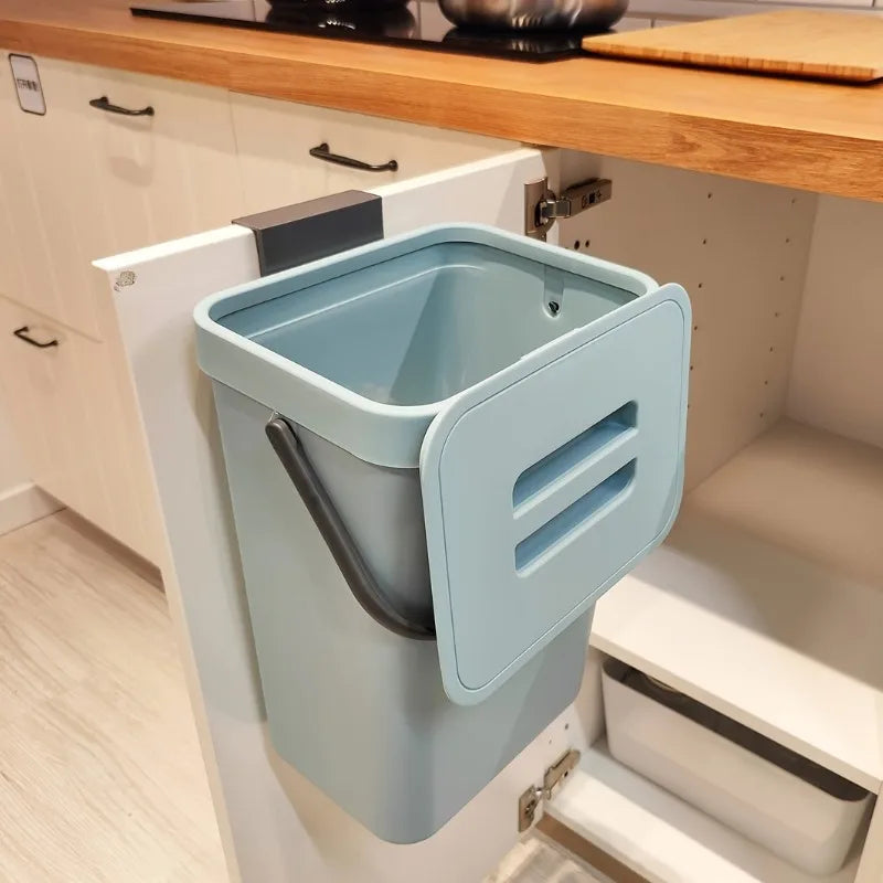 Quiet Close Trash Can 3/5L Sealed Eco Friendly Kitchen Office Bin