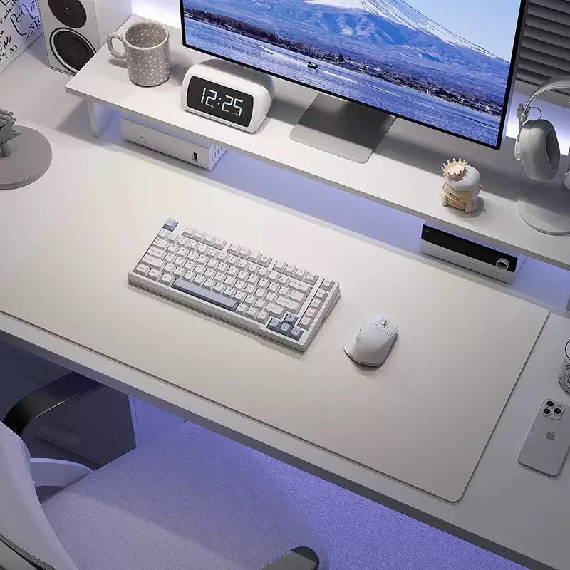 PU Leather Desk Mat Waterproof Non Slip Gaming Mouse Pad Keyboard Pad