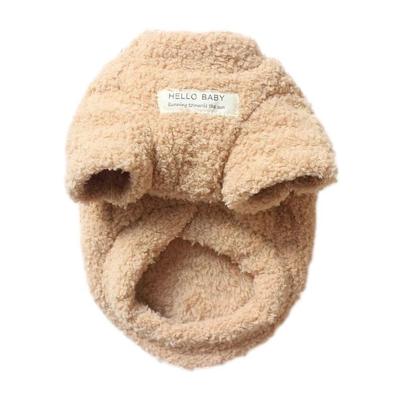 Warm Winter Dog Sweater Plush Puppy Coat for Small Dogs