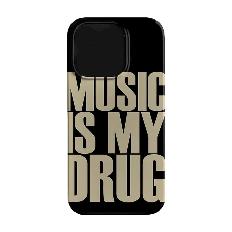 Y2K Love Music English Art iPhone Case