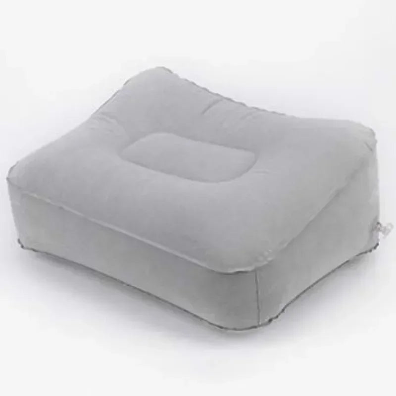 Inflatable Travel Footrest Pillow for Airplane Car Bus