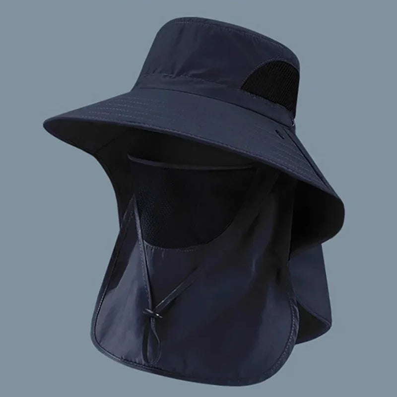 UV Protection Fishing Bucket Hat with Neck Flap