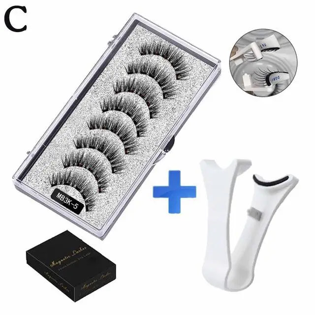 Magnetic Lashes – No Glue Easy Apply Eyelashes Kit