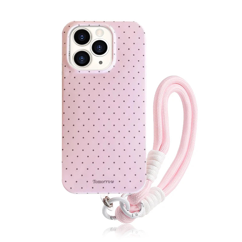 Polka Dot Small Fresh Mobile iPhone Case